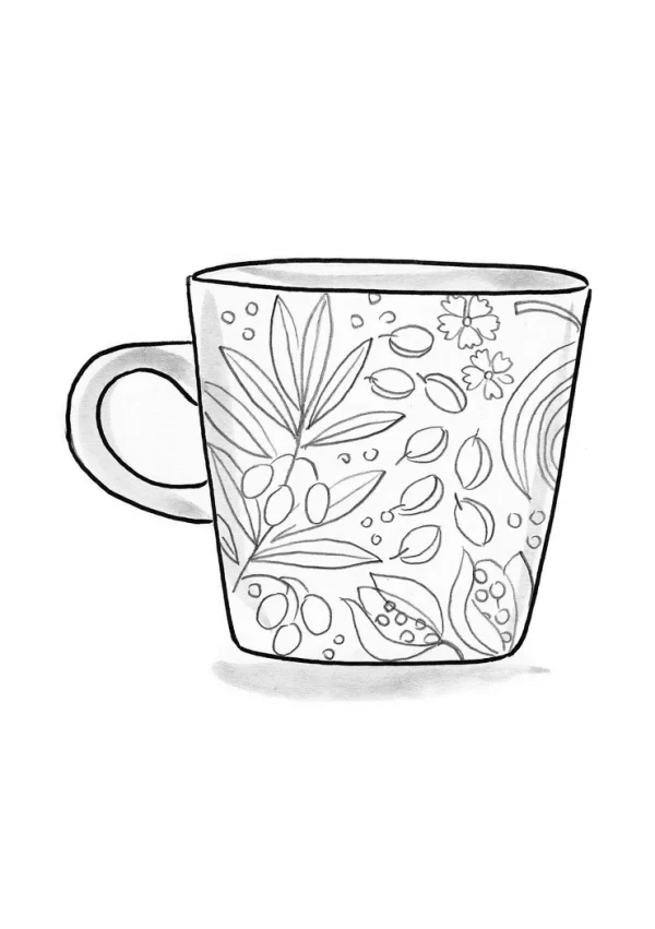Tasse „Botanic“ aus Keramik - Image 3