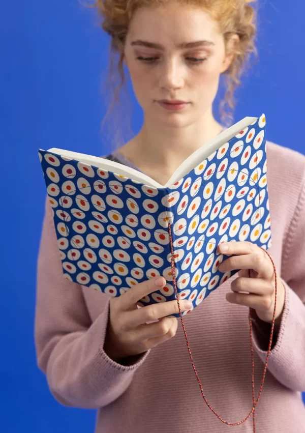 Notizbuch „Runa“ aus Papier mit stoffbezogenem Einband