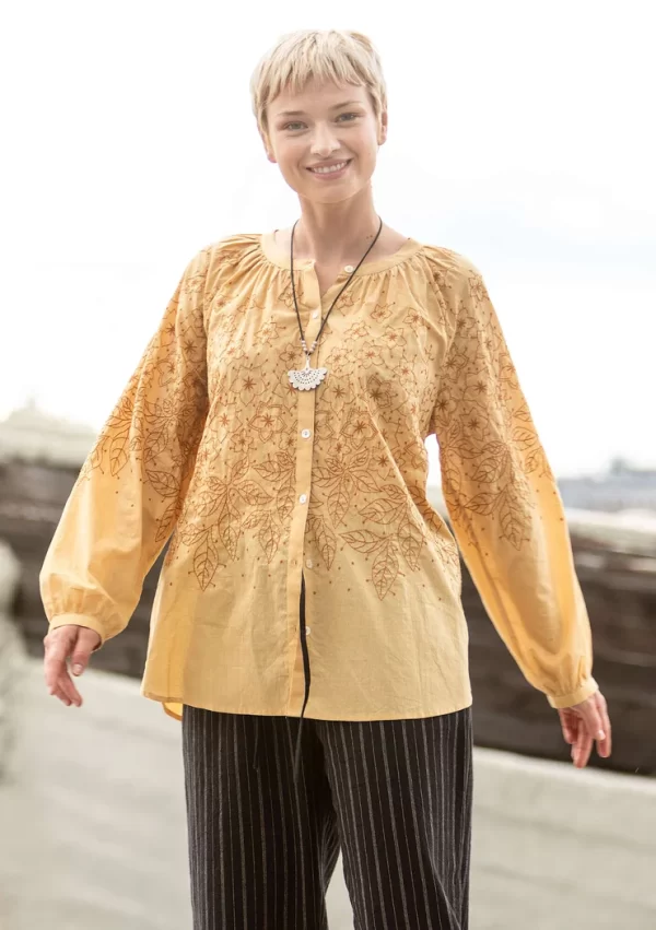 Bluse „Emilia“ aus Bio-Baumwolle