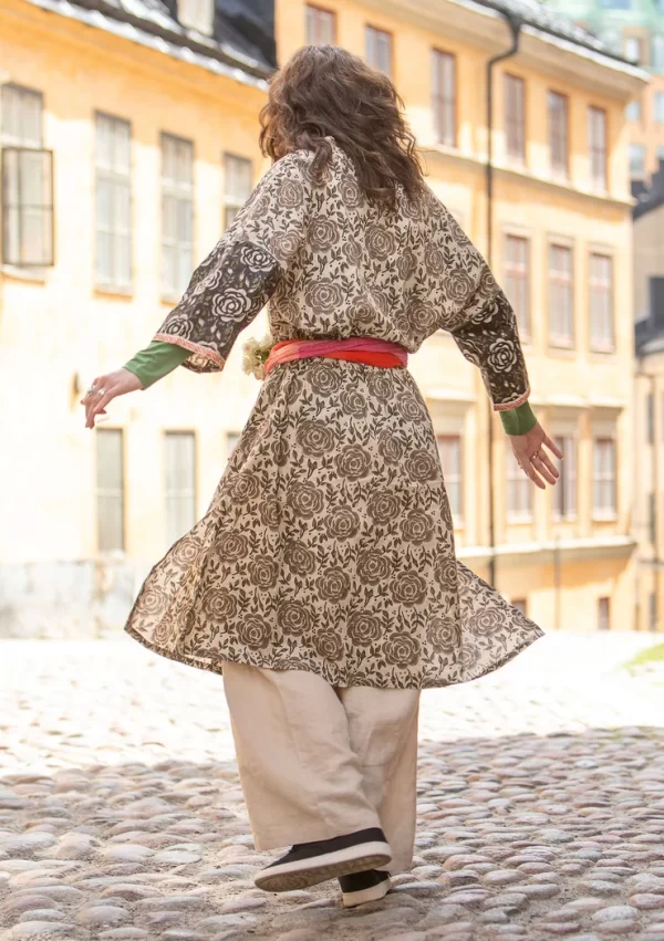 Kaftankleid „Roza“ aus Bio-Baumwollgewebe - Image 2