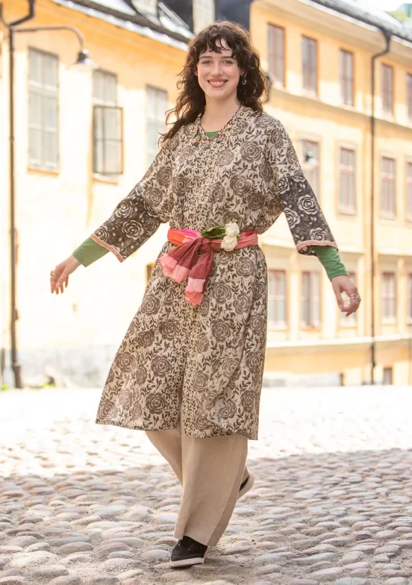 Kaftankleid „Roza“ aus Bio-Baumwollgewebe - Image 3