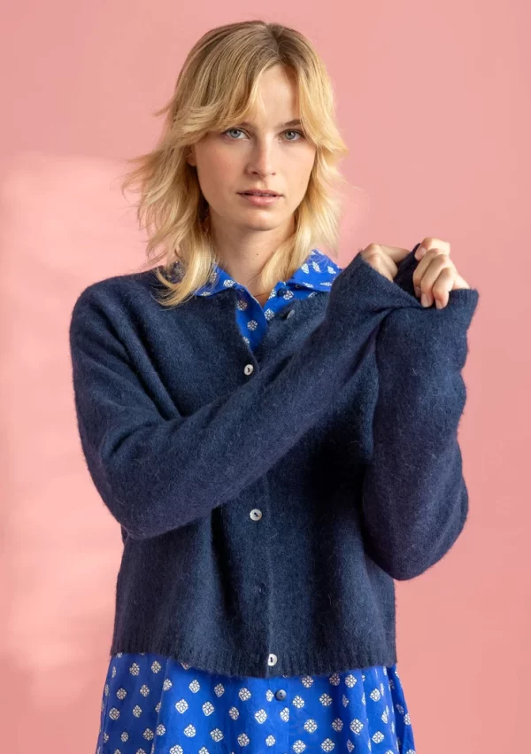 Strickjacke aus Wolle/Baumwolle/Alpaka - Image 2