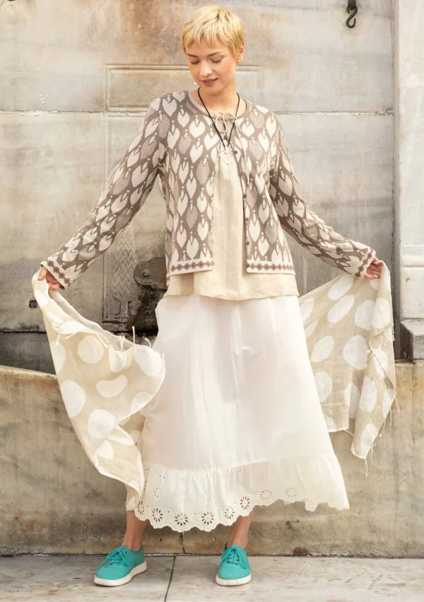 Strickjacke „Lale“ aus Bio-/Recycling-Baumwolle