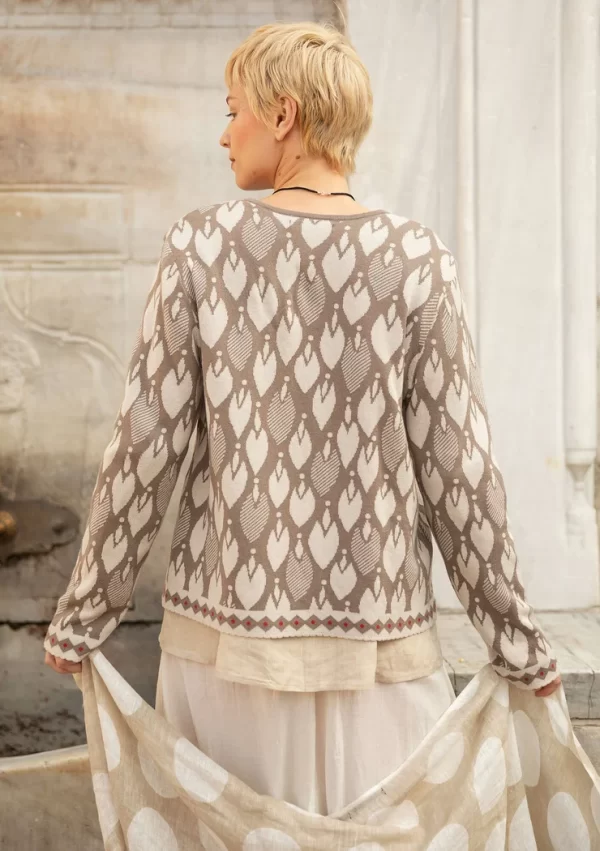 Strickjacke „Lale“ aus Bio-/Recycling-Baumwolle - Image 3
