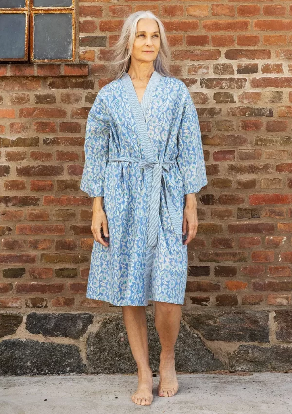 Kimono „Poppies“ aus Bio-Baumwolle