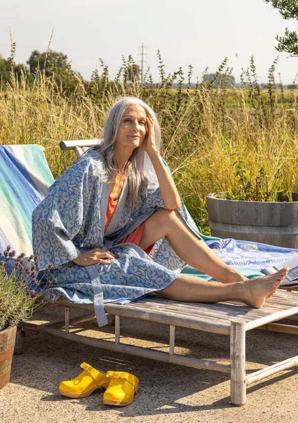 Kimono „Poppies“ aus Bio-Baumwolle - Image 3