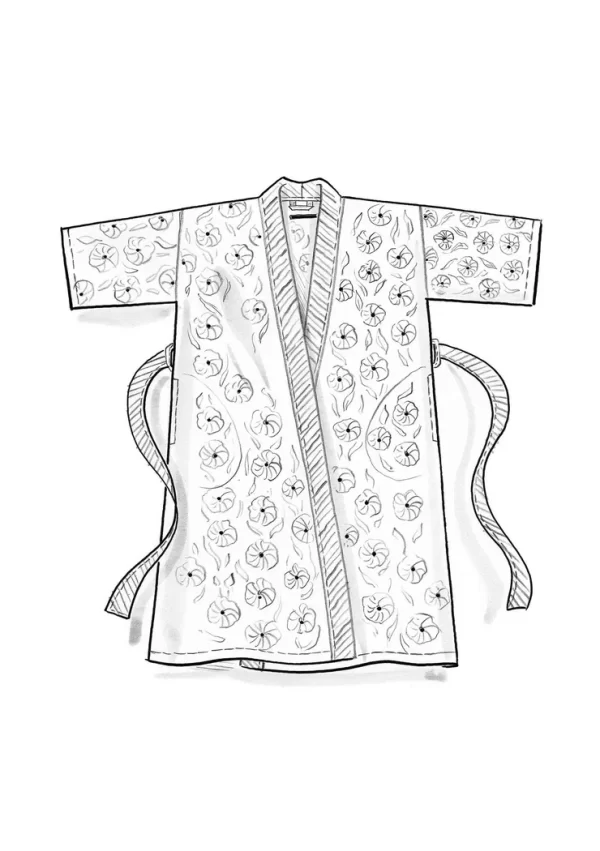 Kimono „Poppies“ aus Bio-Baumwolle - Image 5