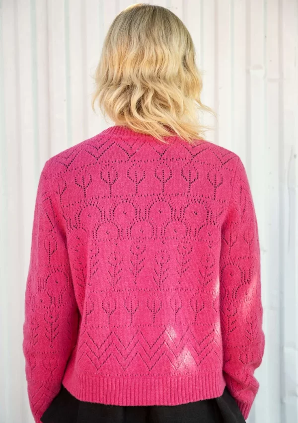 Strickjacke „Karamell“ aus Lammwolle/Polyamid - Image 2