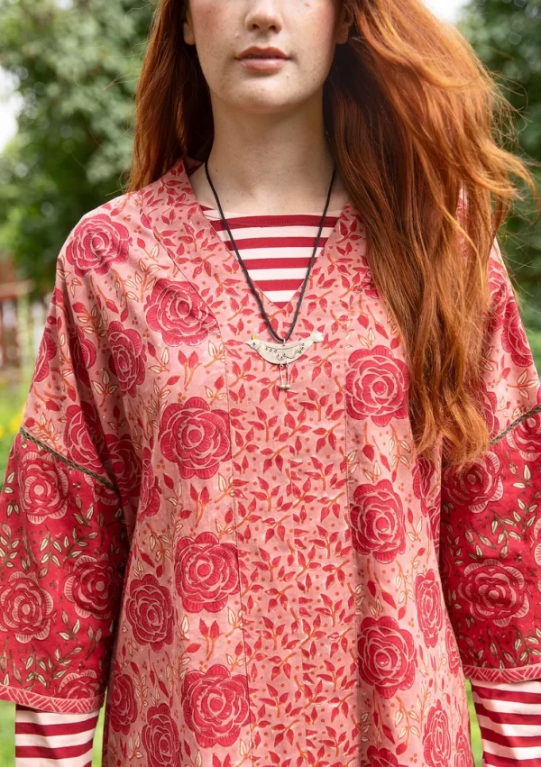 Kaftankleid „Roza“ aus Bio-Baumwollgewebe - Image 4