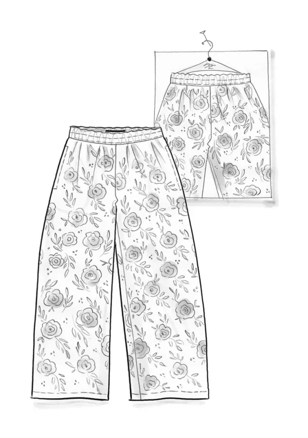 Hose „Roza“ aus Bio-Baumwollgewebe - Image 3