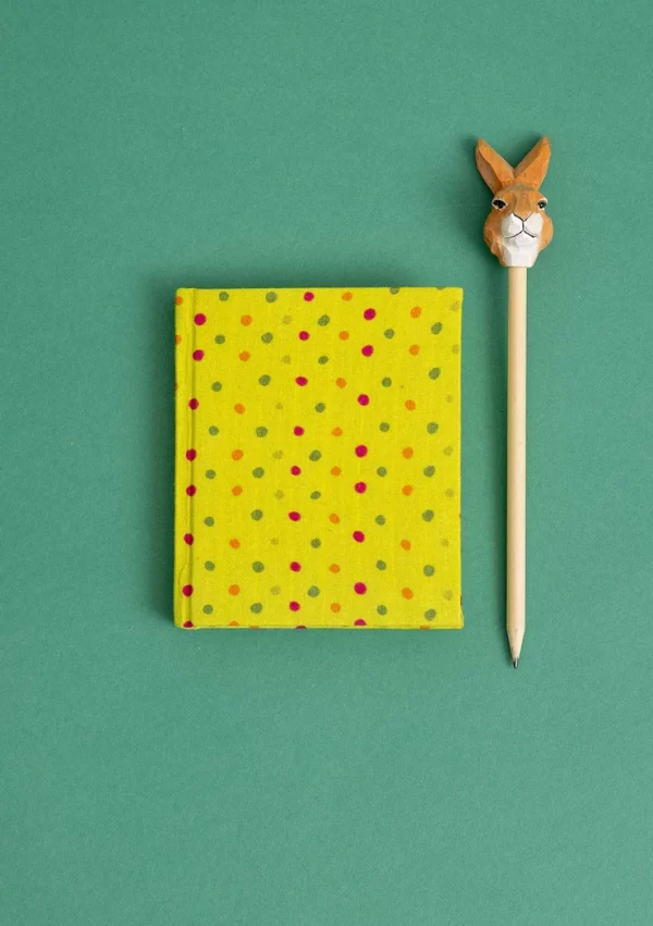 Notizbuch „Kavya“ aus Papier mit stoffbezogenem Einband