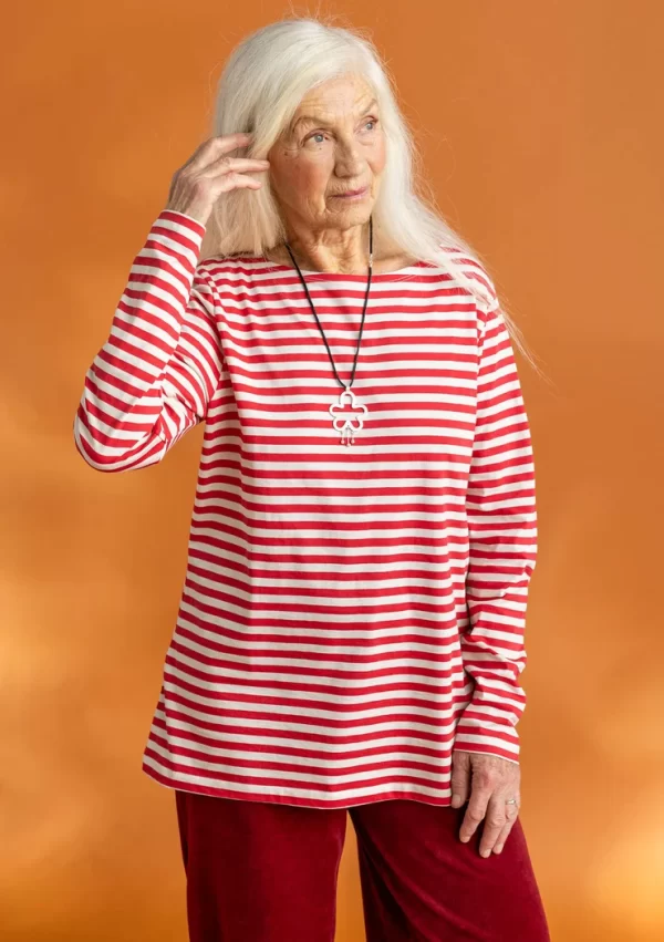 Basic-Streifenshirt aus Bio-Baumwolle