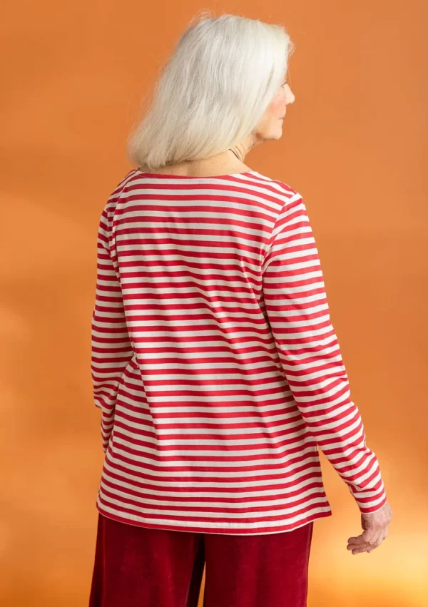 Basic-Streifenshirt aus Bio-Baumwolle - Image 2