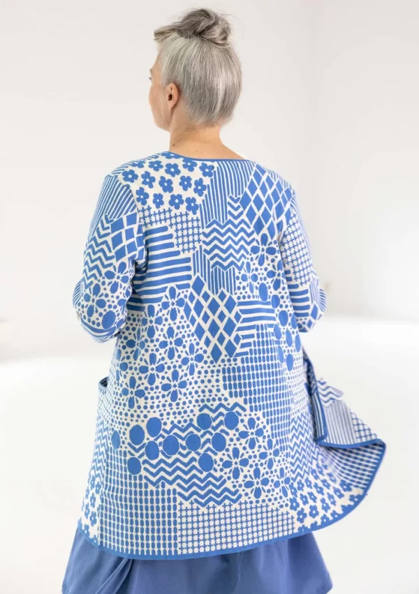 Langstrickjacke „Inez“ aus Recycling-/Bio-Baumwolle - Image 2