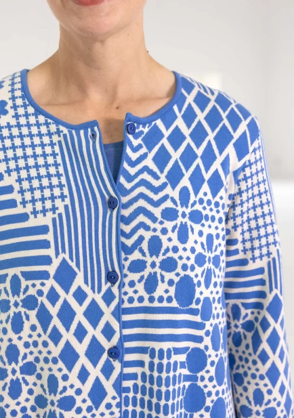 Langstrickjacke „Inez“ aus Recycling-/Bio-Baumwolle - Image 3