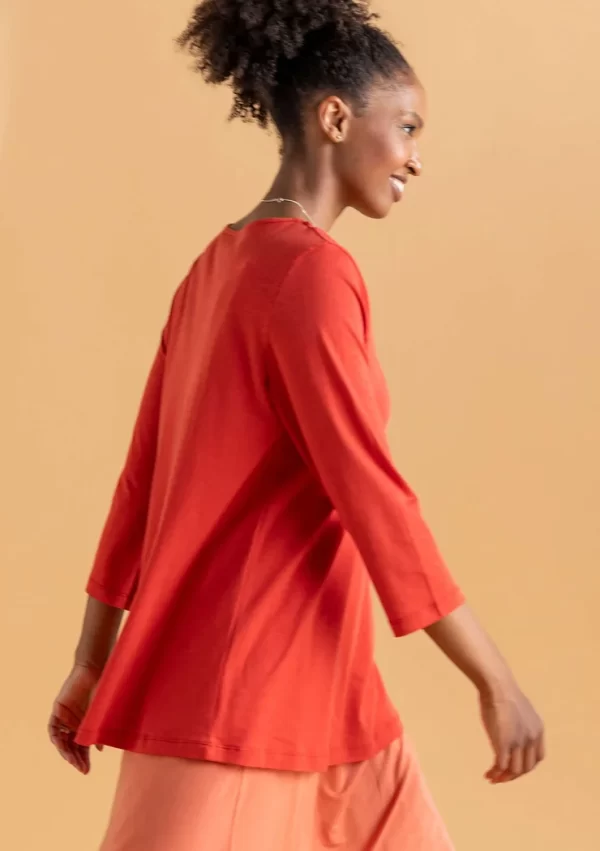 Jerseyshirt „Millie“ aus Bio-Baumwolle/Modal