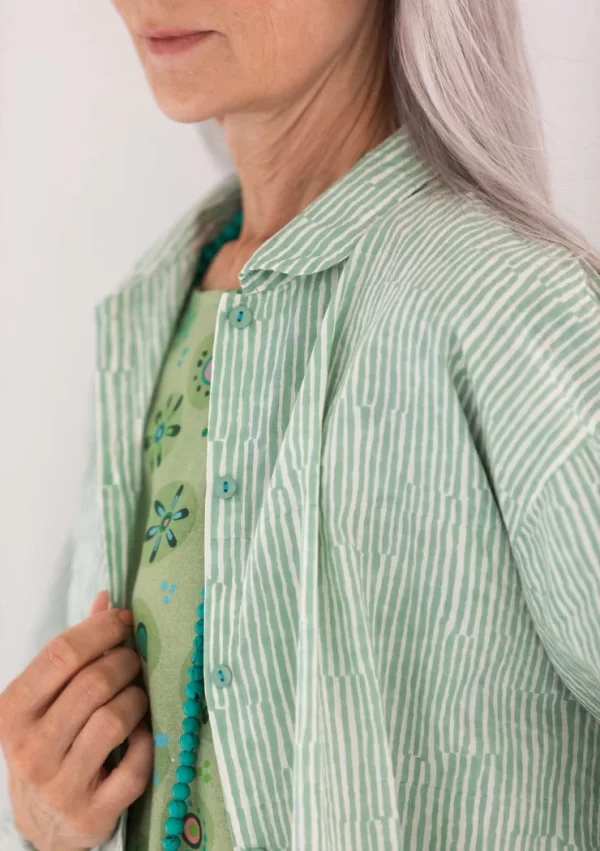 Hemdbluse „Millie“ aus Bio-Baumwollgewebe - Image 3