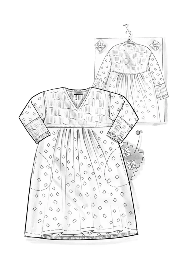 Kleid „Millie“ aus Bio-Baumwollgewebe - Image 4