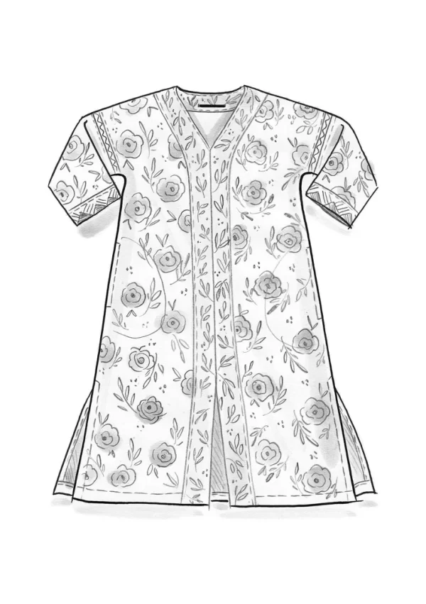Kaftankleid „Roza“ aus Bio-Baumwollgewebe - Image 3