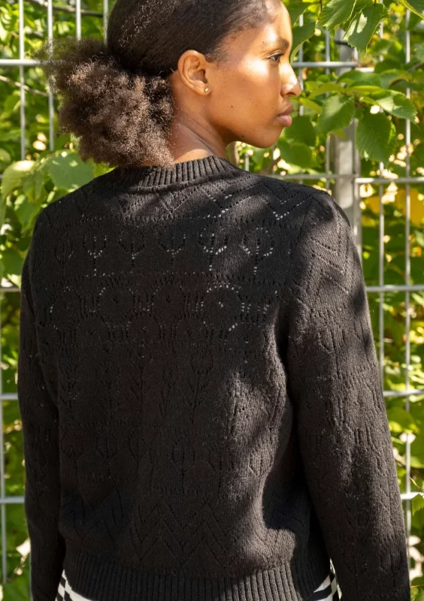 Strickjacke „Karamell“ aus Lammwolle/Polyamid - Image 2