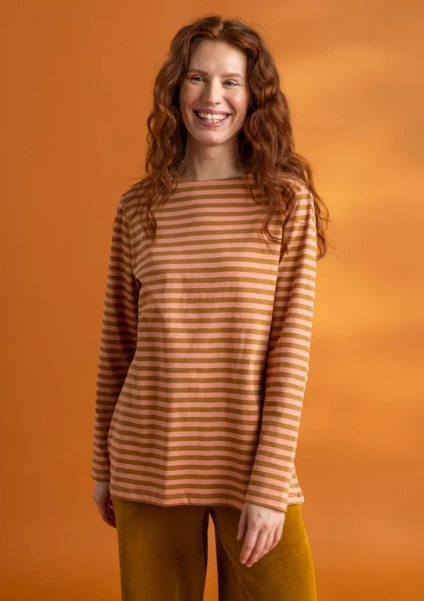 Basic-Streifenshirt aus Bio-Baumwolle