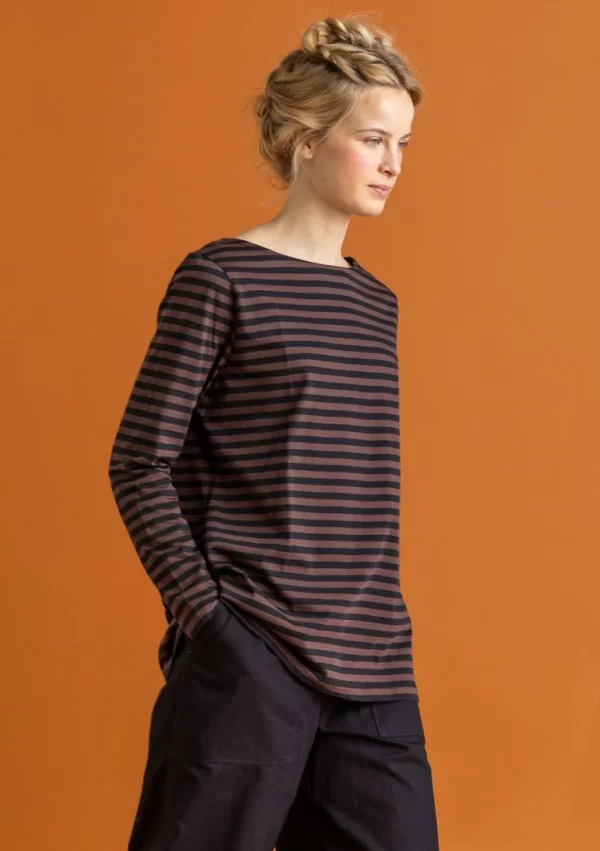 Basic-Streifenshirt aus Bio-Baumwolle - Image 2