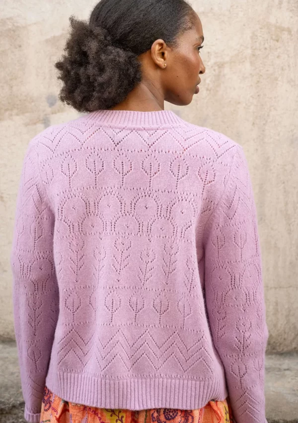 Strickjacke „Karamell“ aus Lammwolle/Polyamid - Image 2