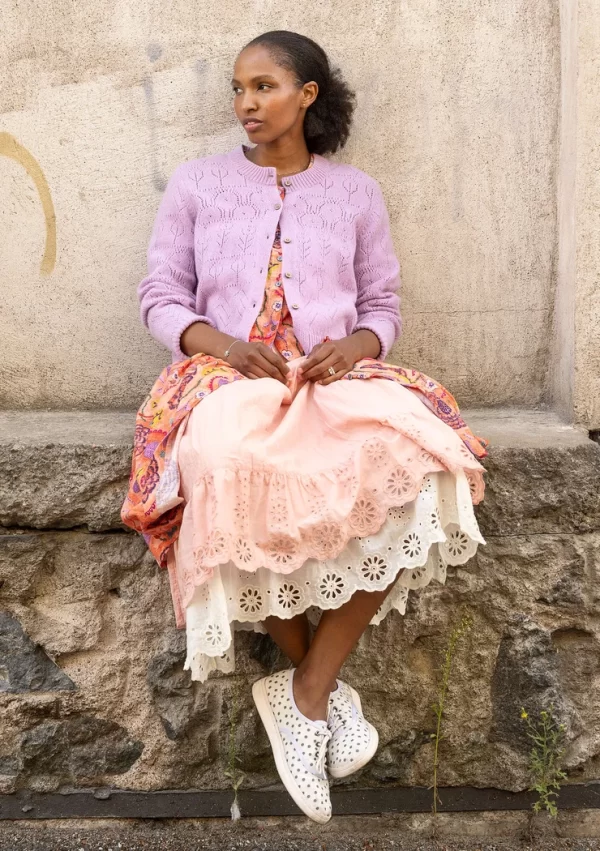 Strickjacke „Karamell“ aus Lammwolle/Polyamid - Image 3