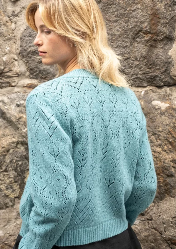 Strickjacke „Karamell“ aus Lammwolle/Polyamid - Image 2