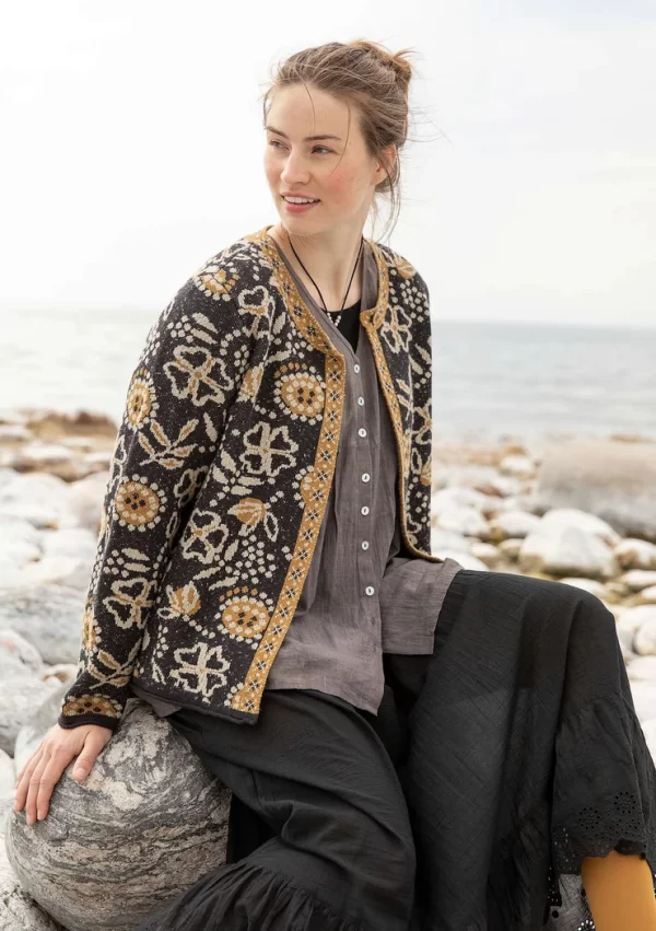 Strickjacke „Rashmi“ aus Bio-Baumwolle