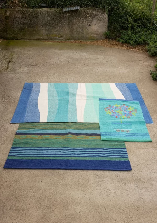 Teppich „Waves“ aus Bio-Baumwolle