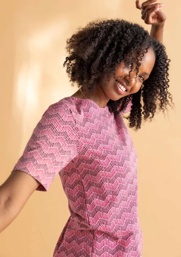 Jerseyshirt „Eleonora“ aus Bio-Baumwolle/Elasthan
