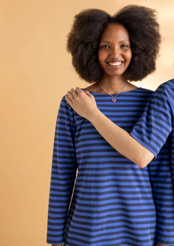 Basic-Streifenshirt aus Bio-Baumwolle