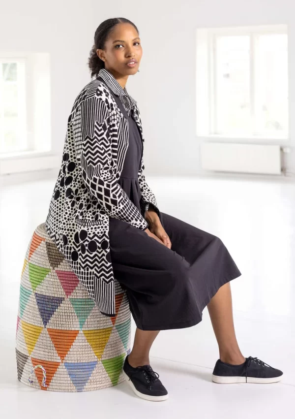 Langstrickjacke „Inez“ aus Recycling-/Bio-Baumwolle