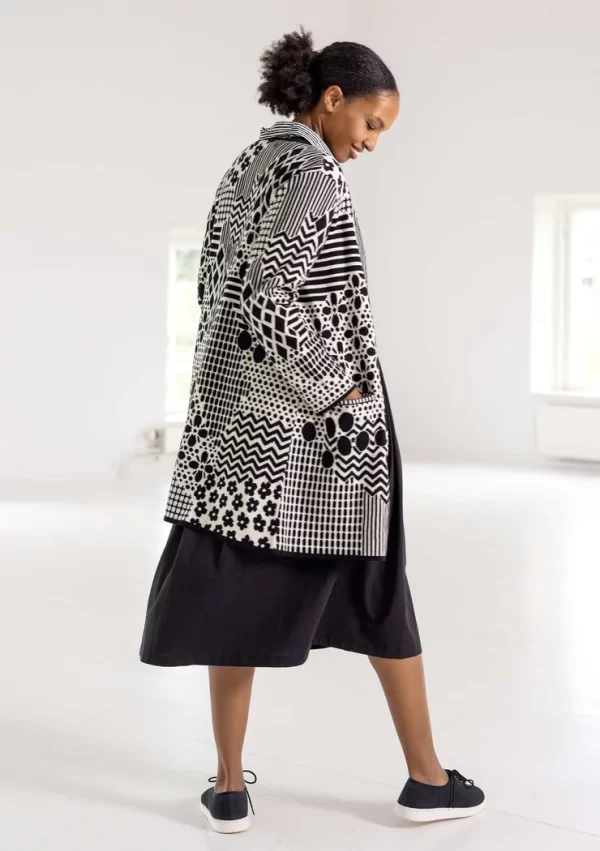 Langstrickjacke „Inez“ aus Recycling-/Bio-Baumwolle - Image 2