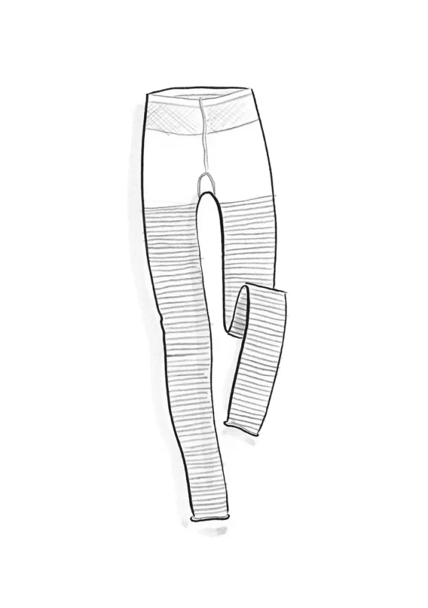Gestreifte Leggings aus Recyclingpolyamid - Image 3