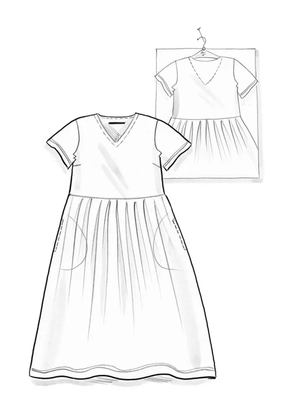Jerseykleid „June“ aus Bio-Baumwolle - Image 3