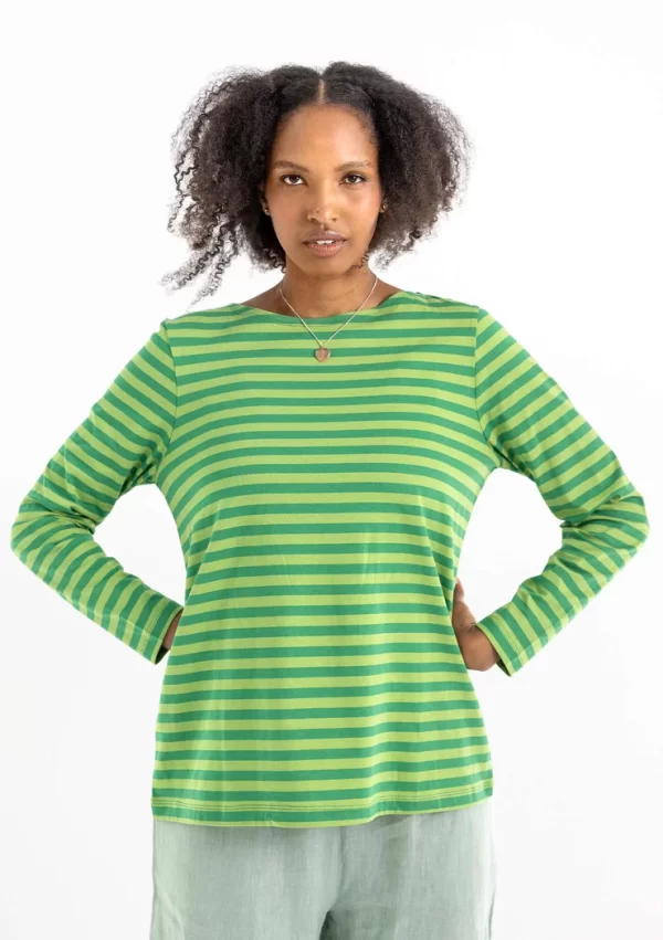 Basic-Streifenshirt aus Bio-Baumwolle - Image 2