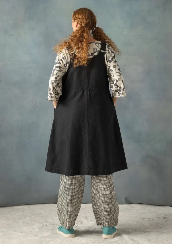 Gewebtes Trägerkleid „Thessaloniki“ aus Bio-Baumwolle/Leinen - Image 4
