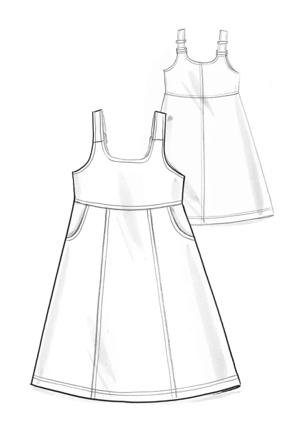 Gewebtes Trägerkleid „Thessaloniki“ aus Bio-Baumwolle/Leinen - Image 5