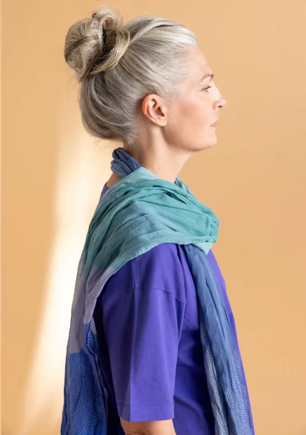 Schal „Hazel“ aus Bio-Baumwolle - Image 2