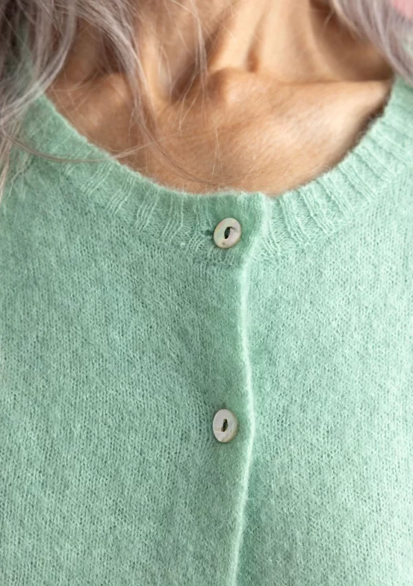 Strickjacke aus Wolle/Baumwolle/Alpaka - Image 2