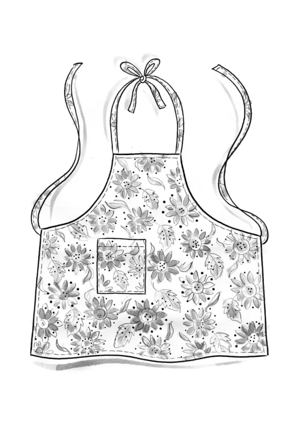Schürze „Sunflower“ aus Bio-Baumwolle/Leinen - Image 5