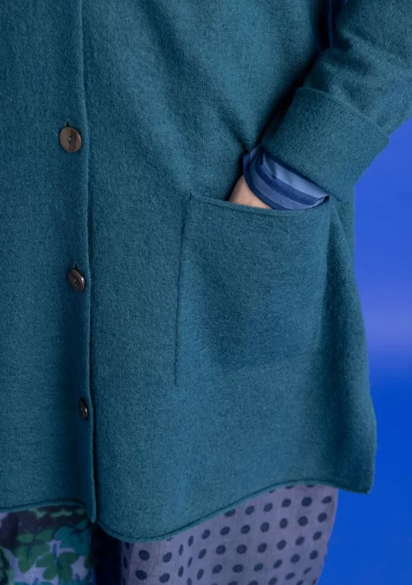 Gestrickter Blazer aus gefilzter Bio-Wolle - Image 2