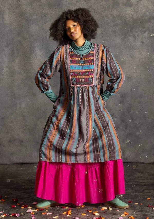 Webkleid „Jaipur“ aus Wolle/Baumwolle
