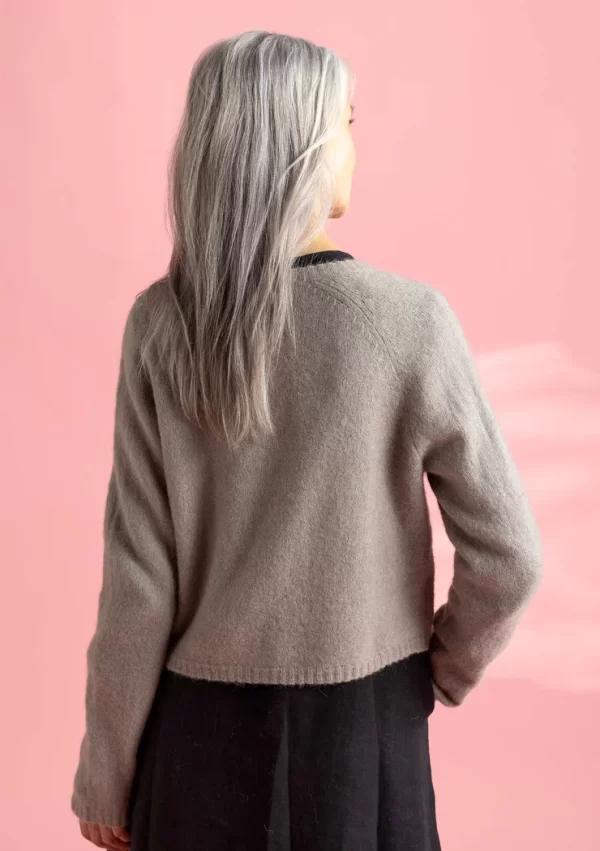 Strickjacke aus Wolle/Baumwolle/Alpaka - Image 2