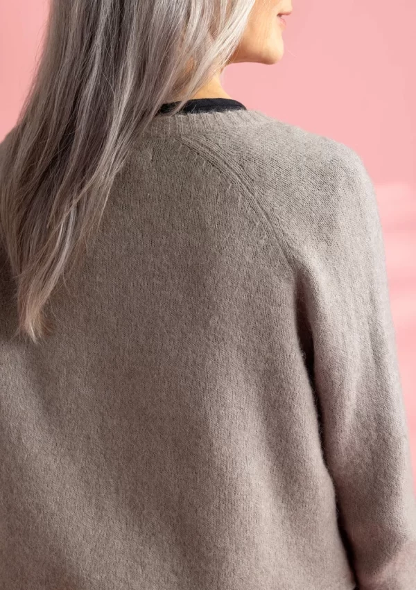 Strickjacke aus Wolle/Baumwolle/Alpaka - Image 3