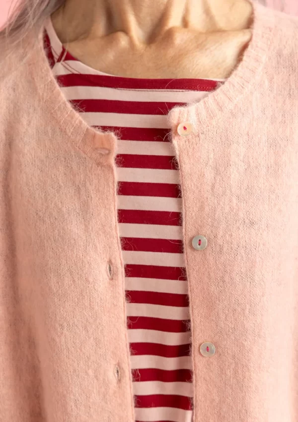 Langstrickjacke aus Wolle/Baumwolle/Alpaka - Image 3