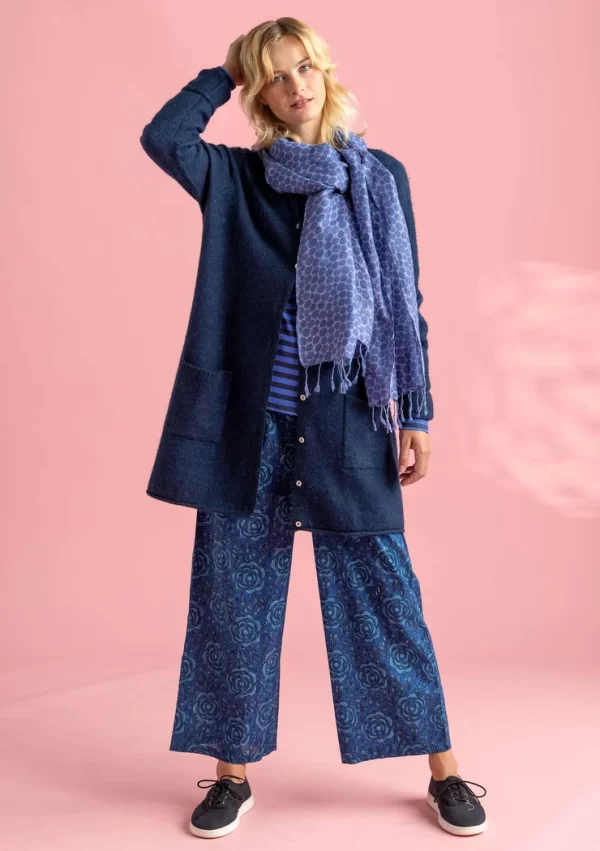 Langstrickjacke aus Wolle/Baumwolle/Alpaka - Image 4