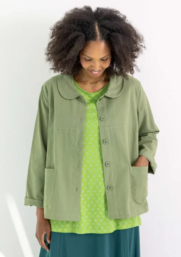 Jacke „Daisy“ aus Bio-Baumwollgewebe - Image 4